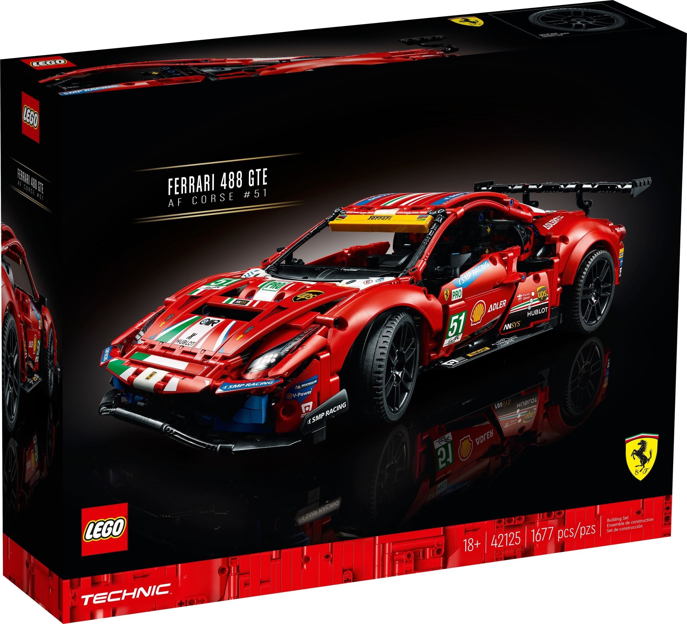 Lego Technic 42125 - Ferrari 488 GTE 'AF Corse #51'