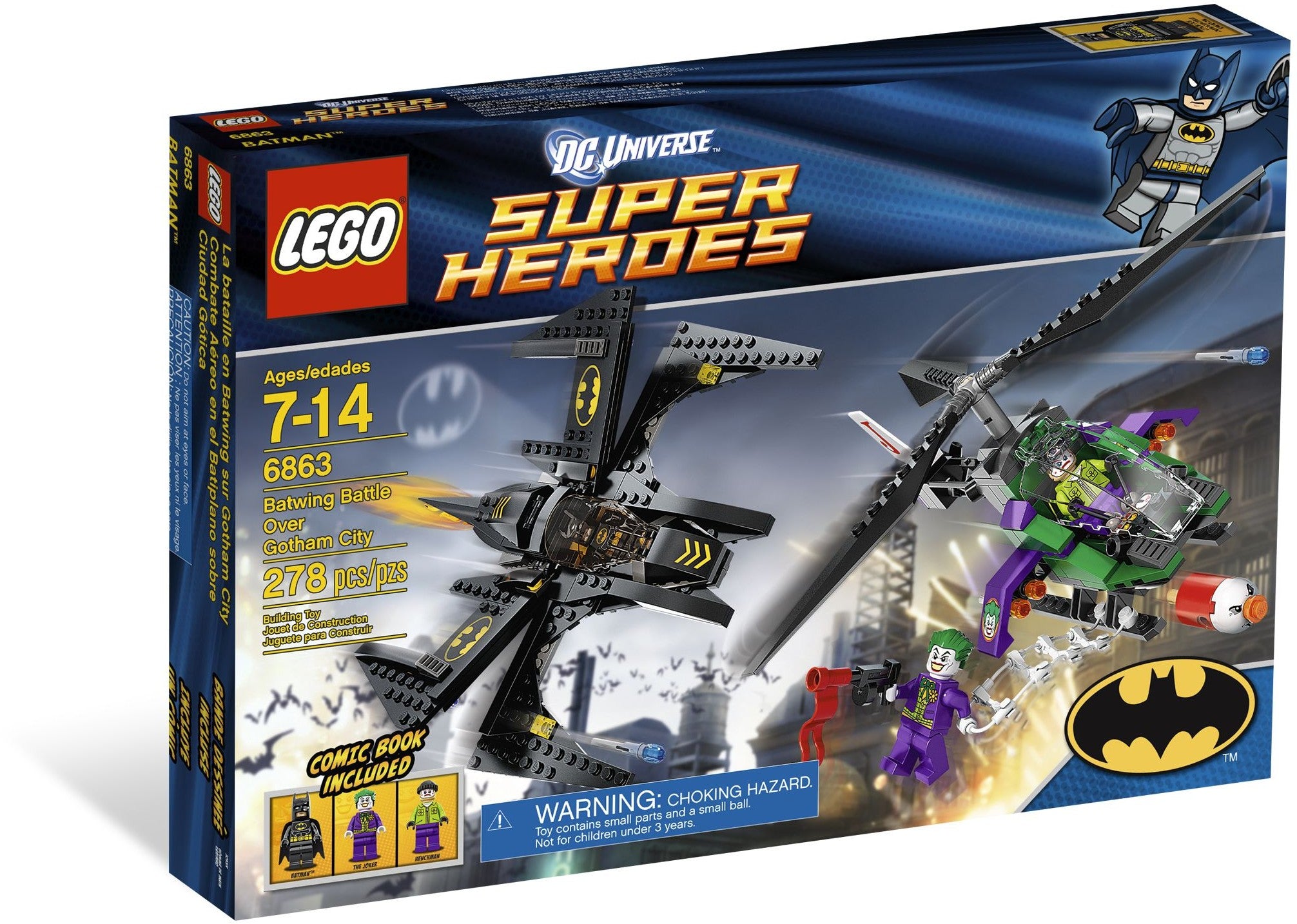 Lego Super Heroes 6863 - Batwing Battle Over Gotham City