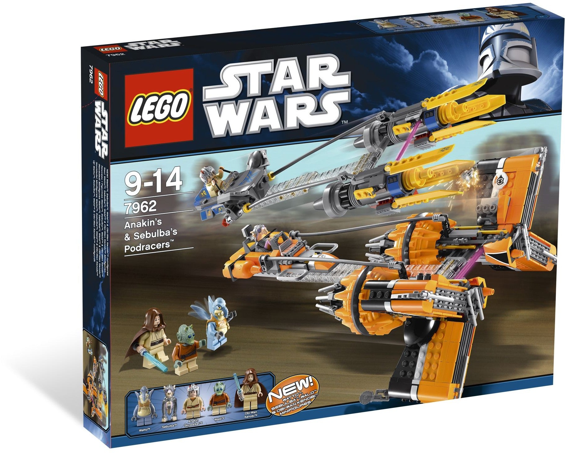 Lego Star Wars 7962 - Anakin Skywalker and Sebulba's Podrace