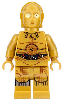 C-3PO - Colorful Wires, Printed Legs