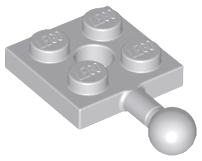 Plate, Modified 2 x 2 with Tow Ball and Hole