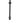 Bar 8L with Stop Rings and Pin (Technic, Figure Accessory Ski Pole) - Flat End