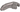 Barb / Claw / Horn / Tooth with Clip, Angled