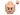 Minifigure, Head Black Eyebrows, Cheek Lines, Chin Dimple, Grimacing Pattern - Hollow Stud