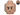 Minifigure, Head Black Eyebrows, Cheek Lines, White Pupils, Frown Pattern - Hollow Stud