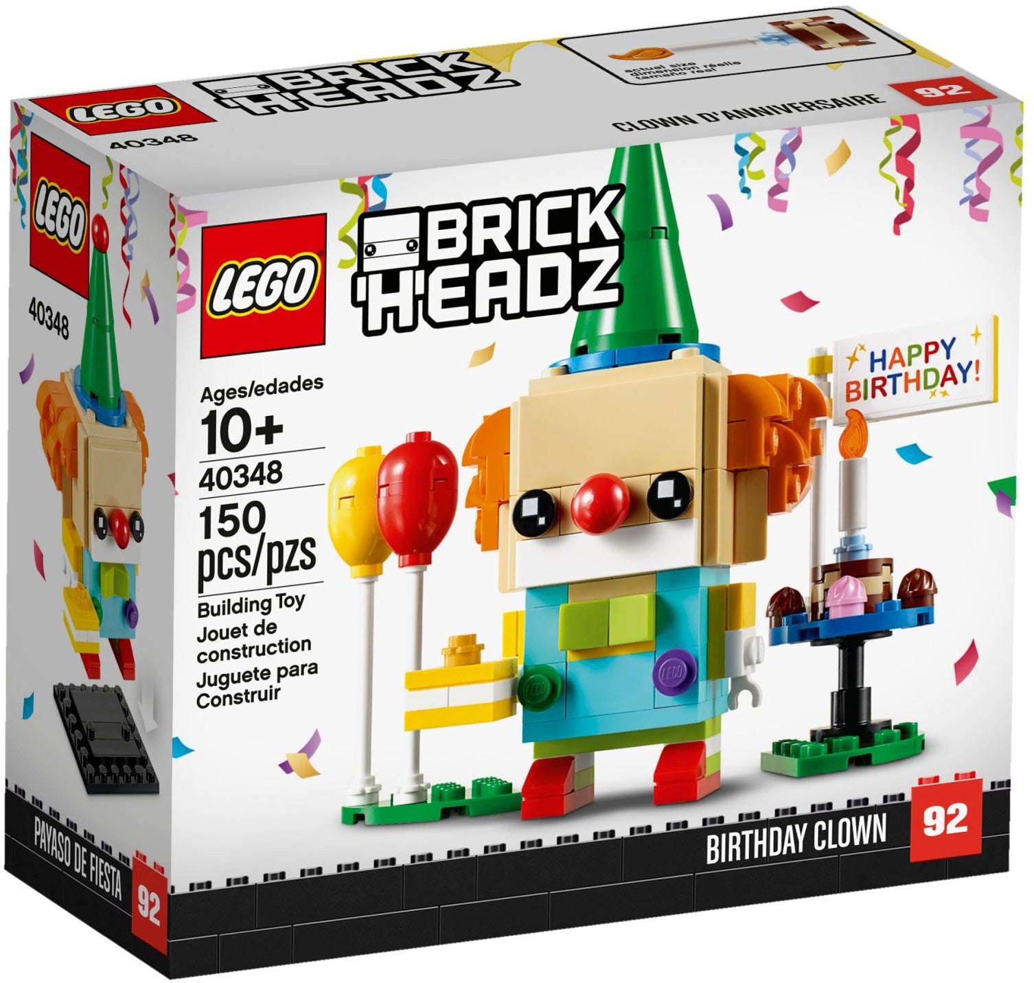 Lego Brickheadz 40348 - Birthday Clown