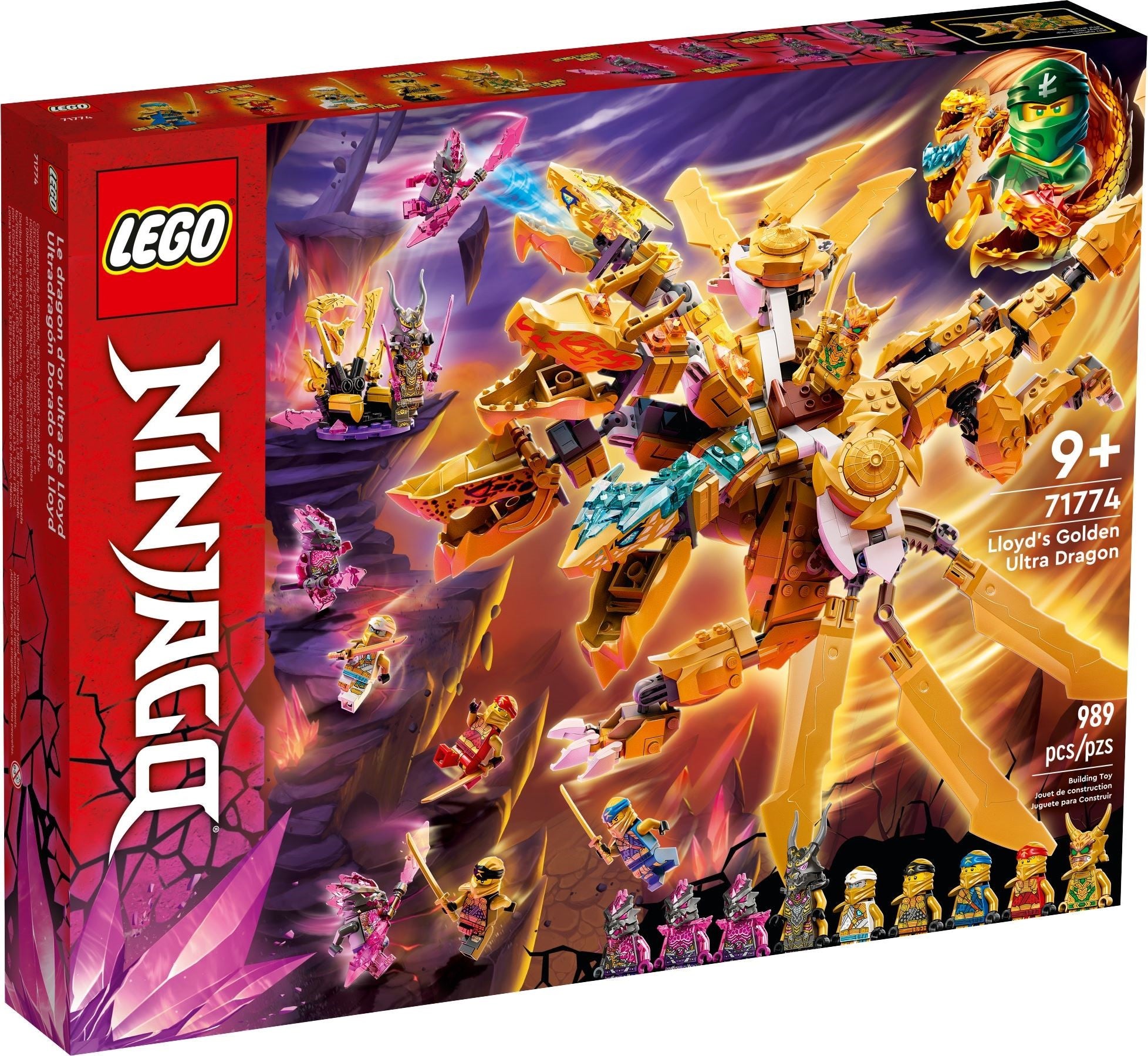 Lego Ninjago 71774 - Lloyd's Golden Ultra Dragon