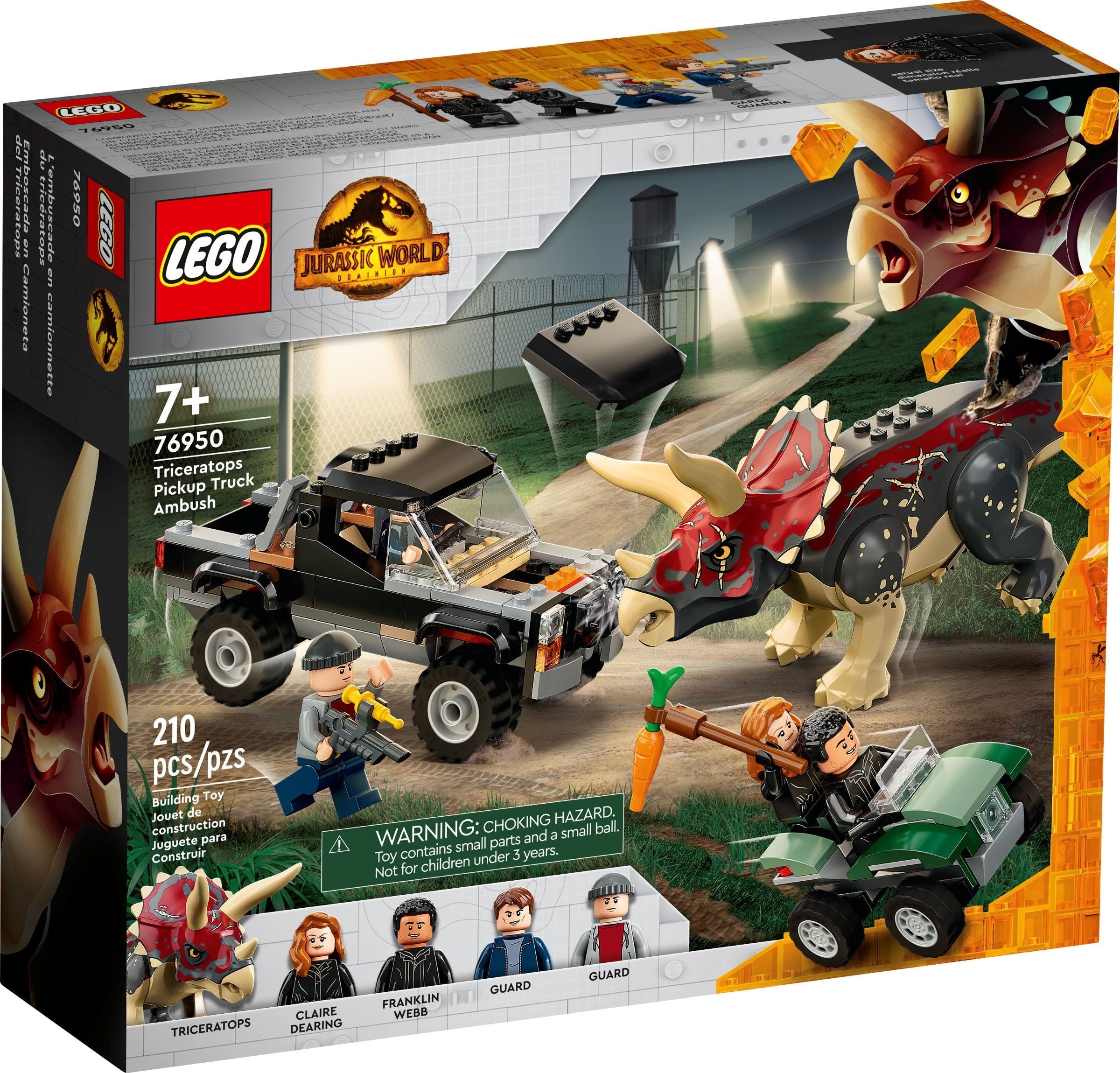Lego Jurassic World 76950 - Triceratops Pickup Truck Ambush