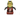 Minifigure, Head, Modified SW Gamorrean with Armor and Belt without Silver Rivets Pattern