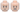 Minifigure, Head Dual Sided Dark Tan Eyebrows, Dark Orange Wrinkles, Slight Smile / Open Mouth Scowl Pattern (Admiral Motti)