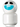 Snowgie - Medium Azure Smile, Minifigure Head Body