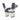Minecraft Horse, Dark Bluish Gray - Brick Built