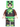 Minecraft Skin 6 - Pixelated, Bright Green and Dark Brown Creeper Costume