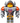 Axl - Flat Silver Visor and Torso