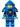 Clay Moorington - Blue Helmet, Trans-Dark Blue Visor and Armor (Ultimate Clay)