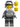 Power Miner - Engineer, Light Bluish Gray Outfit, Metallic Silver Armor and Helmet