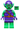Green Goblin - Bright Green Skin, Dark Purple Outfit, Large Yellow Eyes