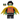 Robin - Green Mask and Hands, Black Medium Legs, Yellow Scalloped Cape