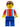 Soccer Player - Red, White, and Blue Team with Number 10 on Back