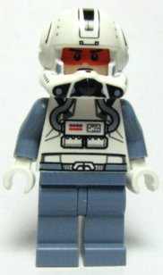 Clone Trooper Pilot (Phase 2) - Sand Blue Arms and Legs, Frown