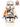 Clone Airborne Trooper, 212th Attack Battalion (Phase 2) - Orange Arm, Dirt Stains, Light Bluish Gray Cloth Kama, Scowl