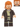 Obi-Wan Kenobi - Dark Brown Robe, Dark Orange Mid-Length Hair with Ruffled Back