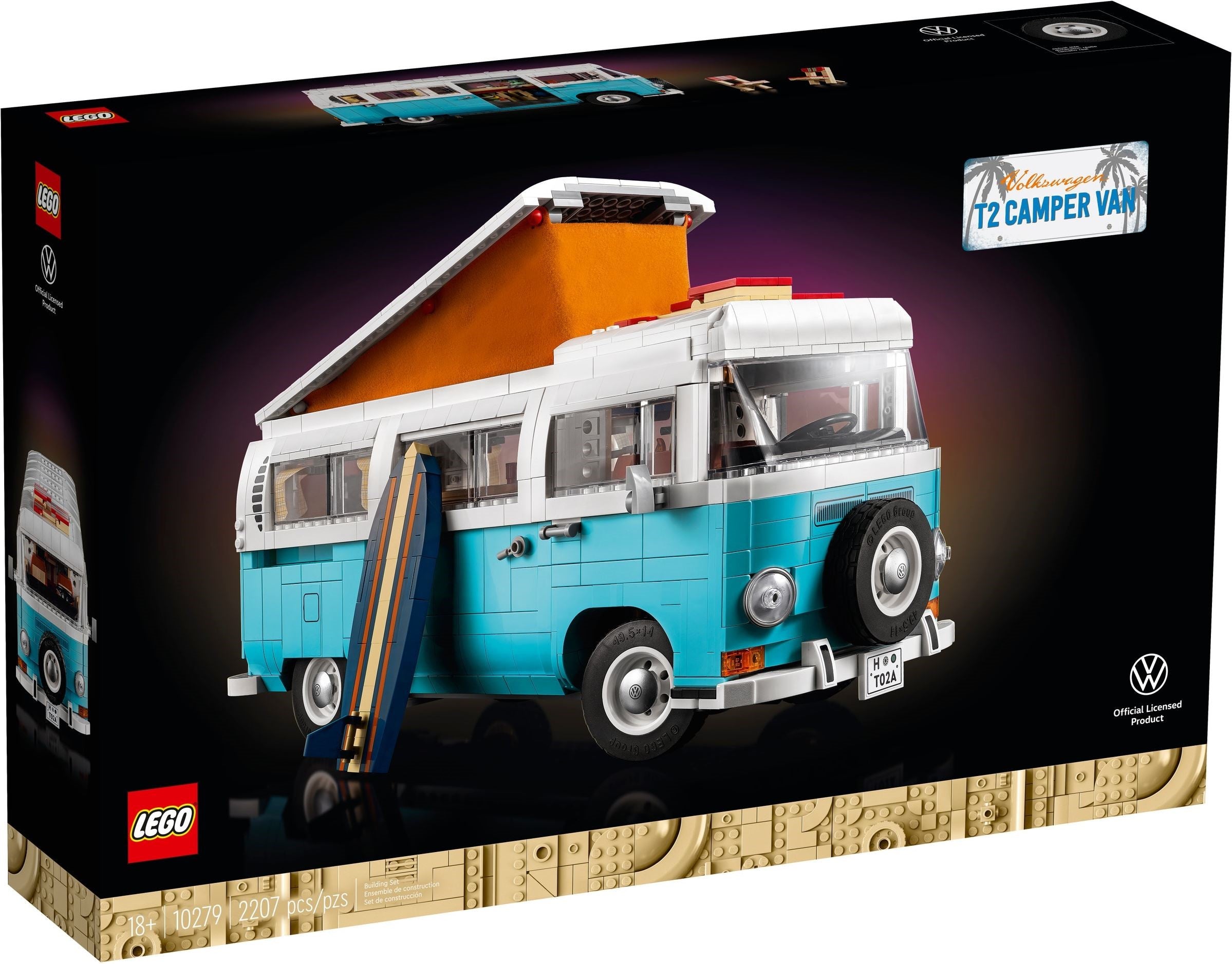 Lego Exclusive 10279 - Volkswagen T2 Camper Van