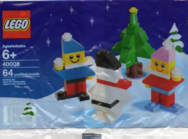 Lego 40008 - Snowman Building Set