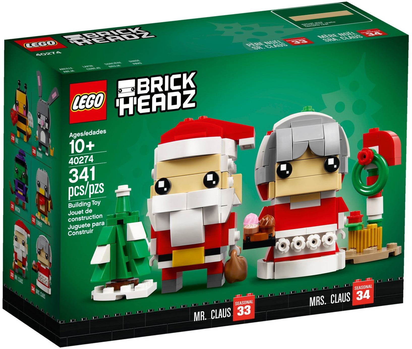 Lego Brickheadz 40274 - Mr. & Mrs. Claus