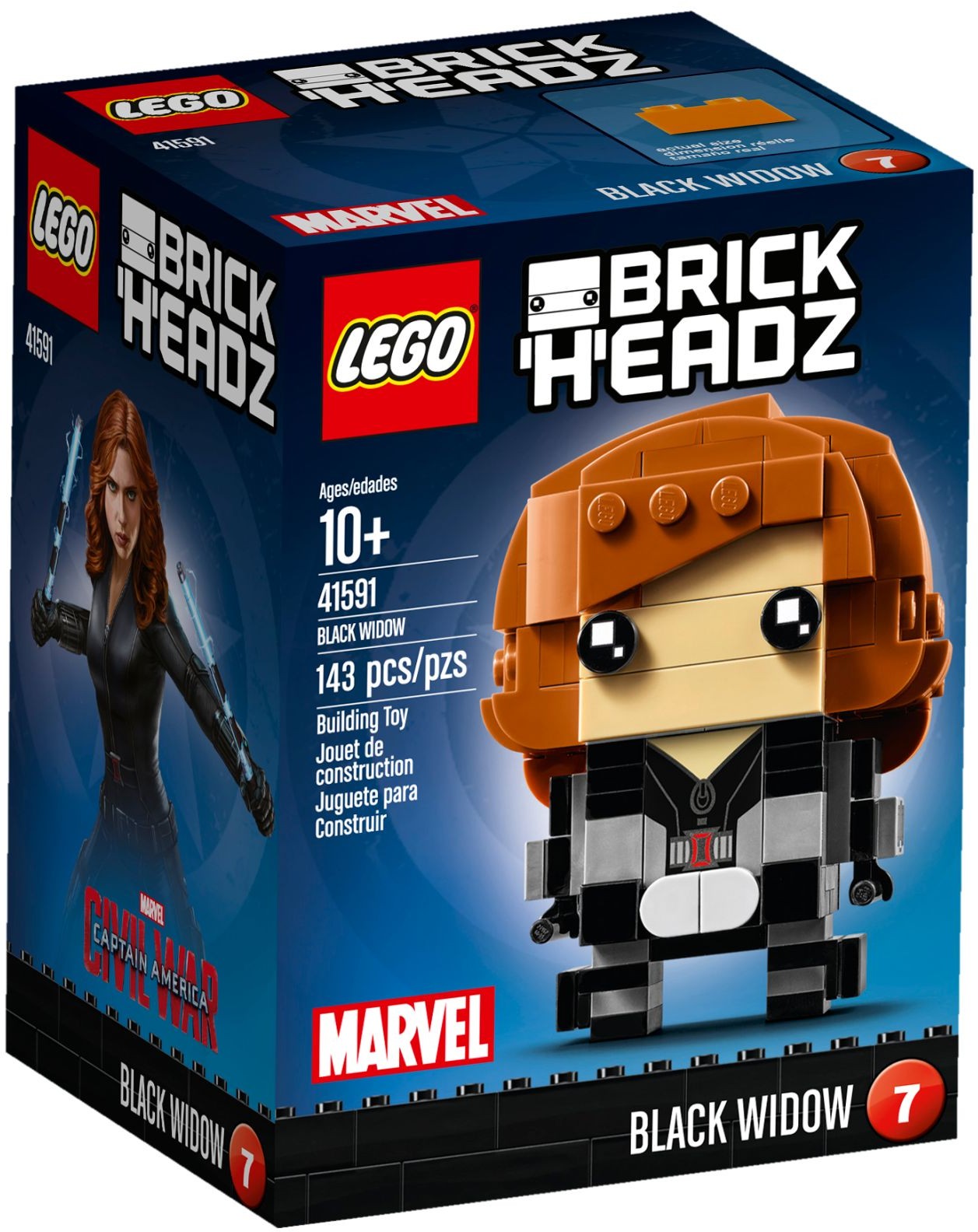 Lego Brickheadz 41591 - Black Widow