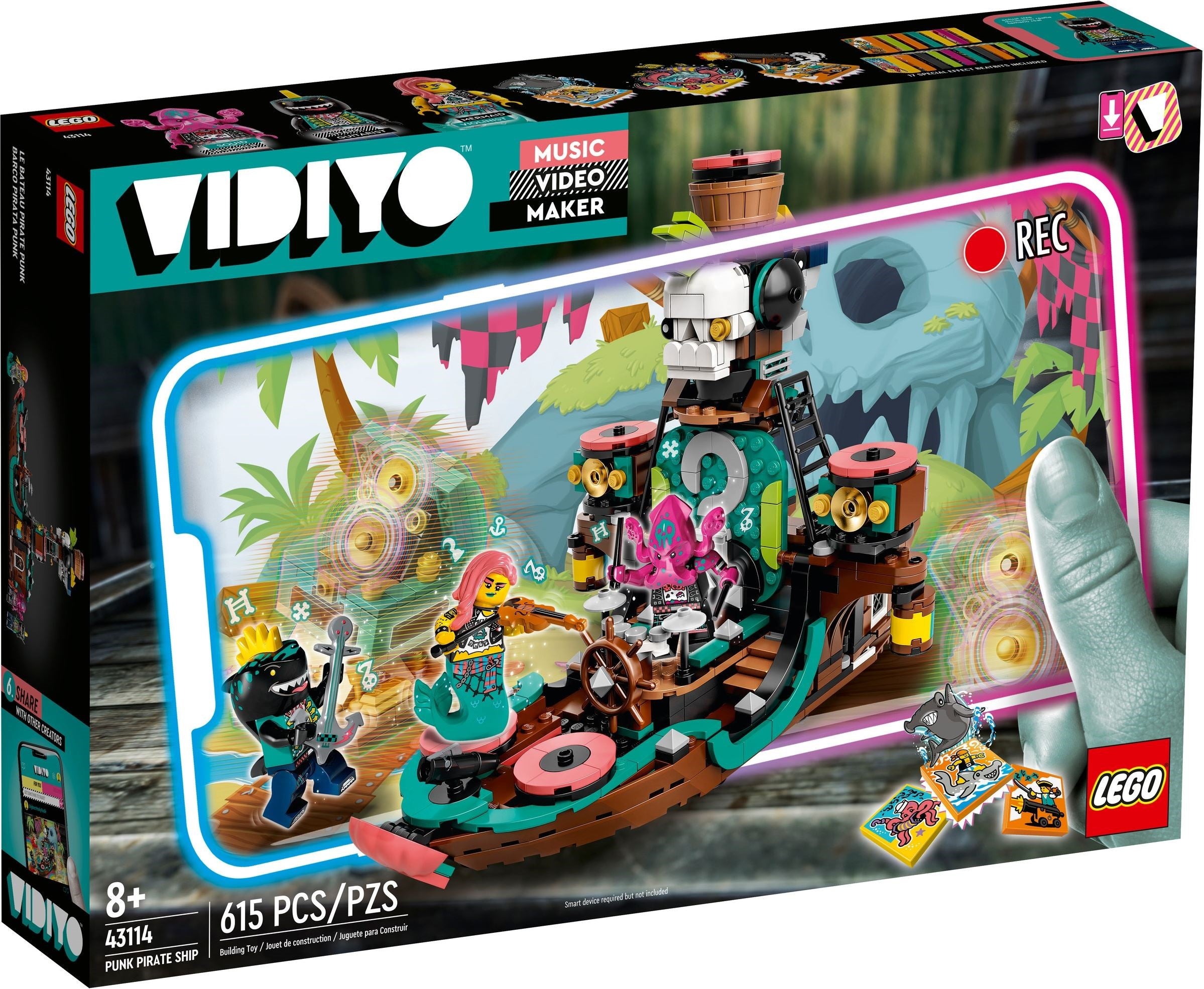 Lego Vidiyo - 43114 Punk Pirate Ship