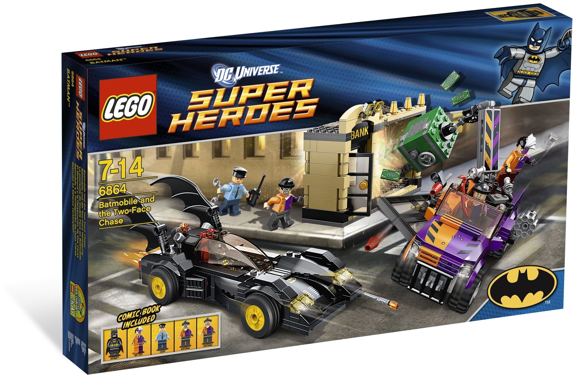 Lego Super Heroes 6864 - Batmobile and the Two-Face Chase