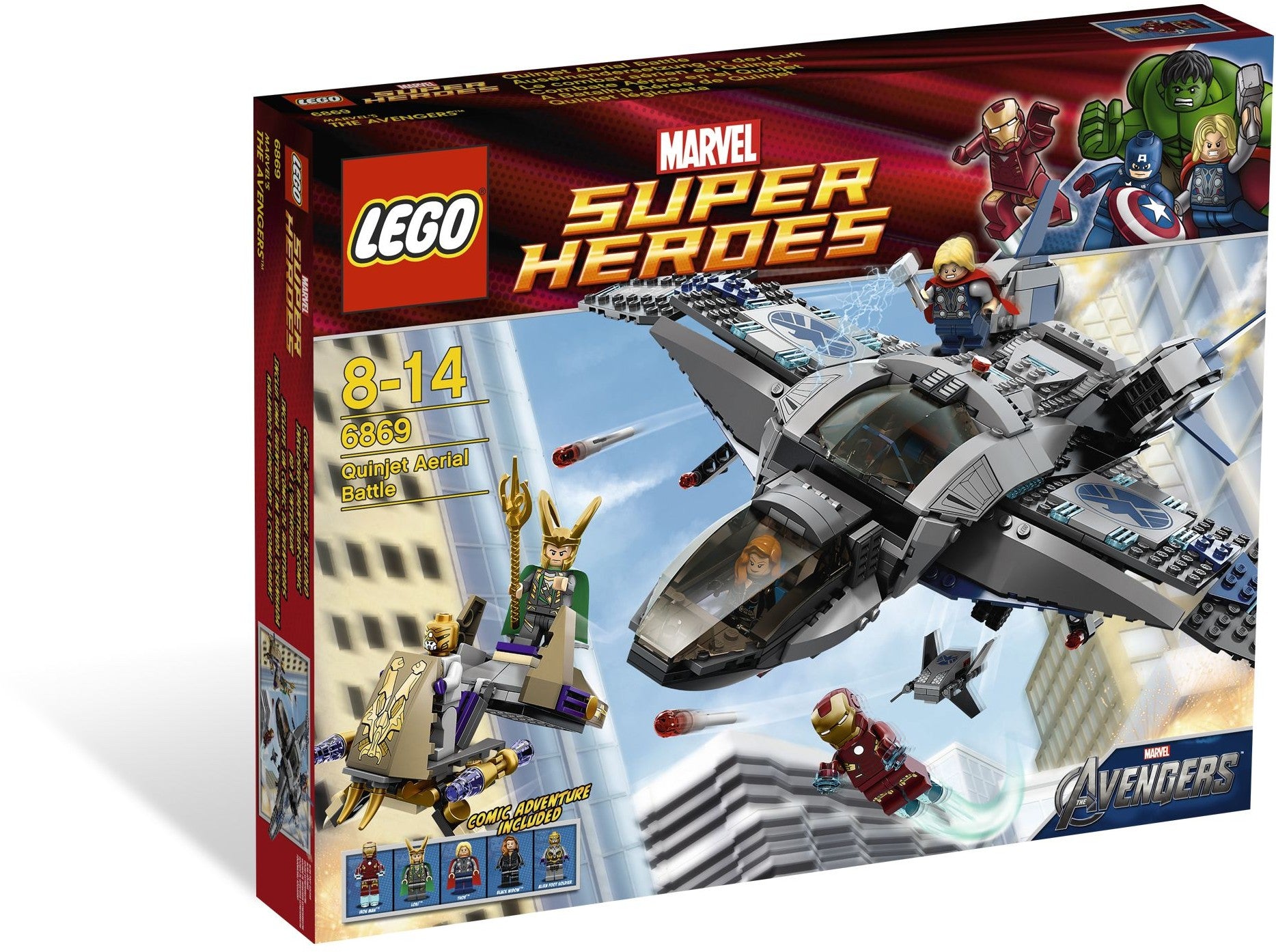Lego Super Heroes 6869 - Quinjet Aerial Battle