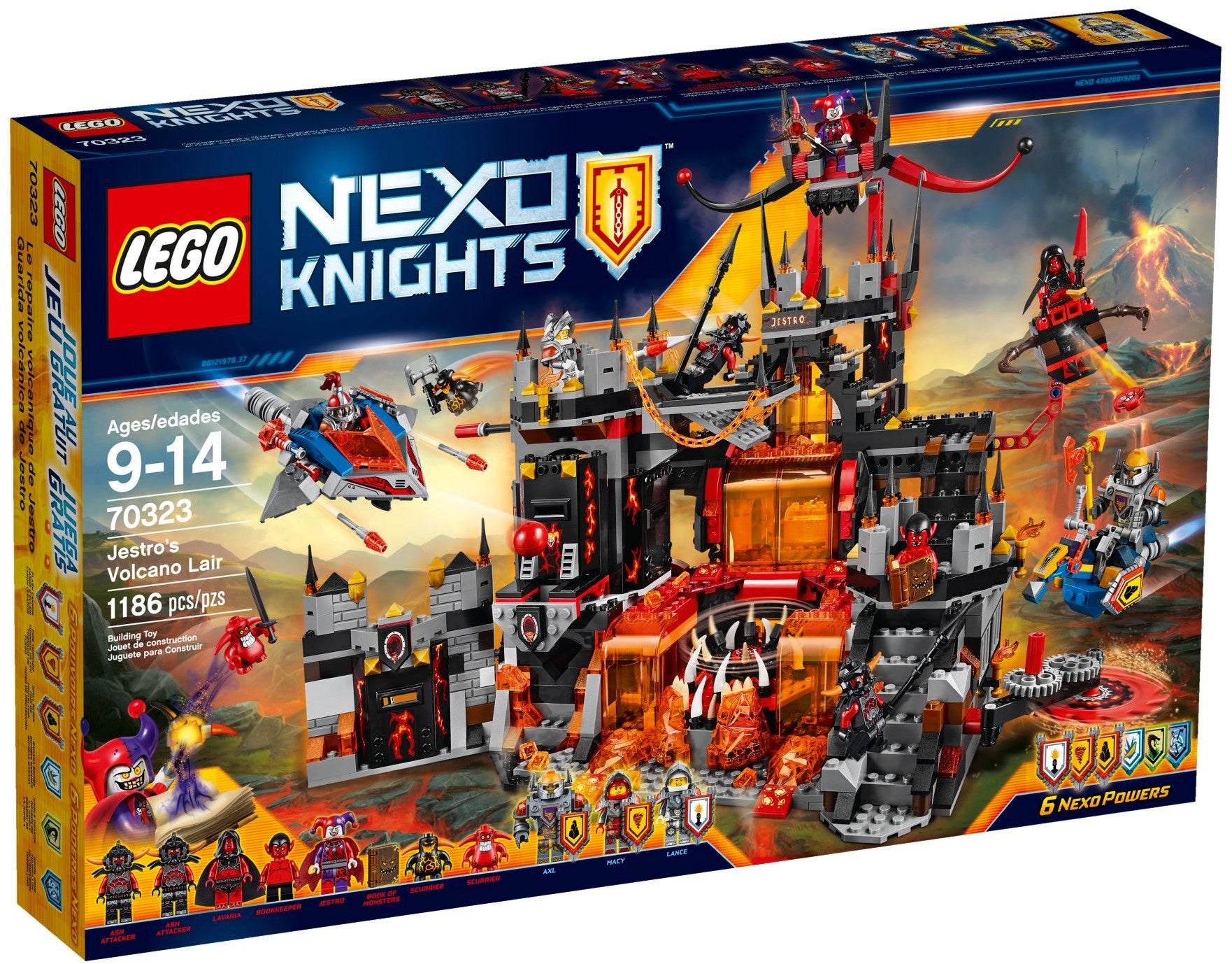 Lego Nexo Knights 70323 - Jestro's Volcano Lair