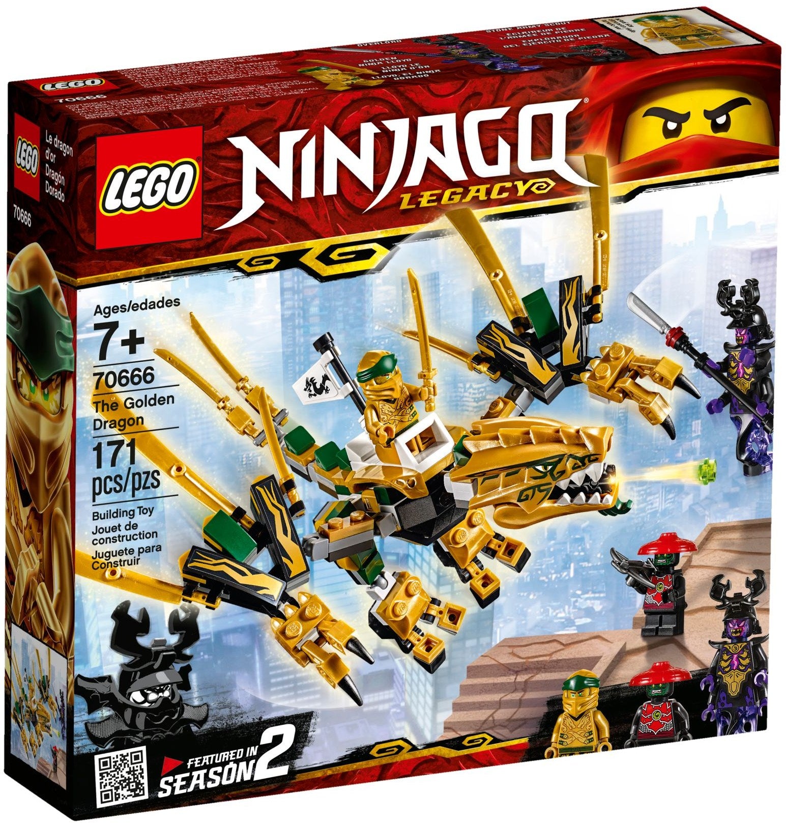 Lego Ninjago 70666 - The Golden Dragon