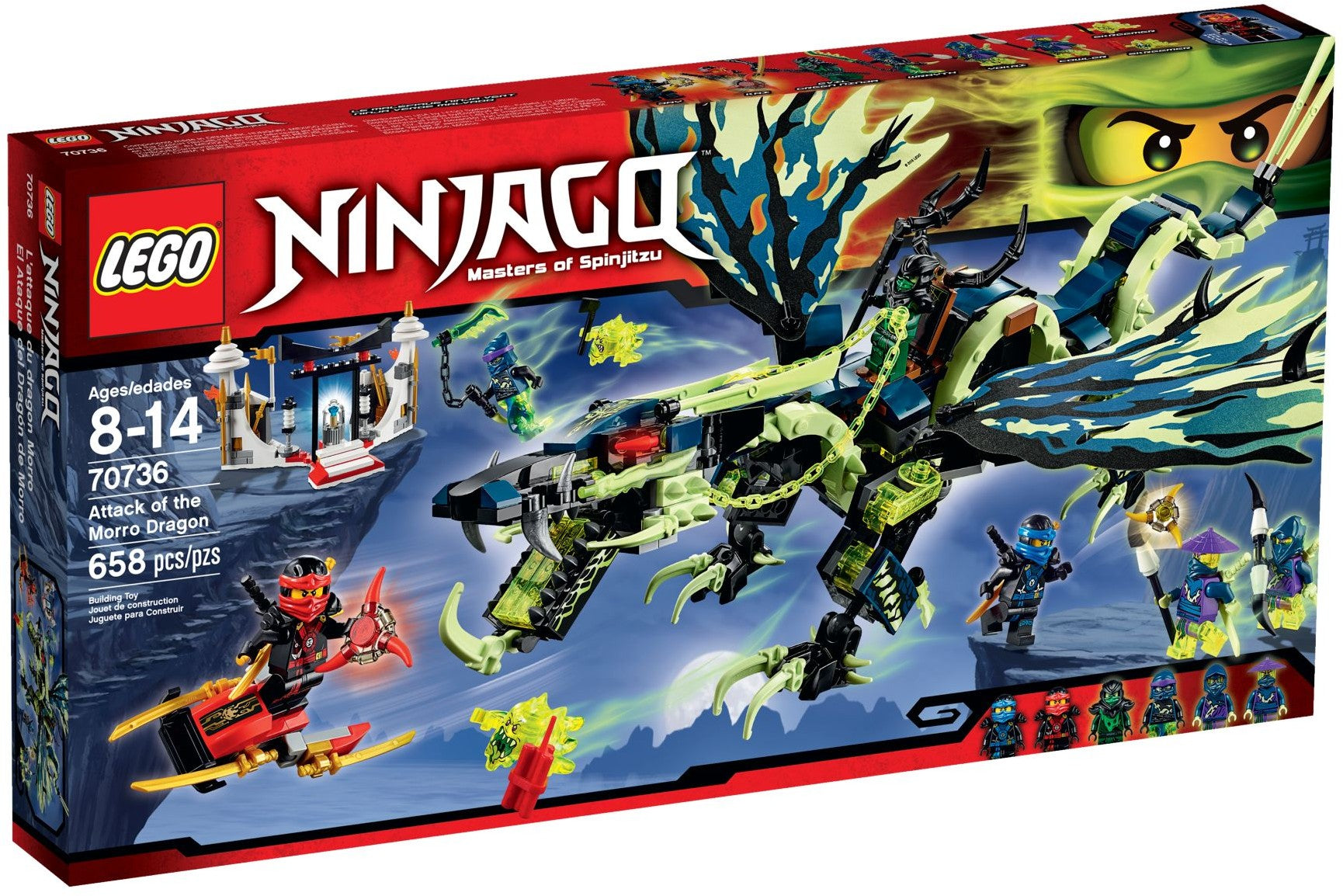 Lego Ninjago 70736 - Attack of the Morro Dragon