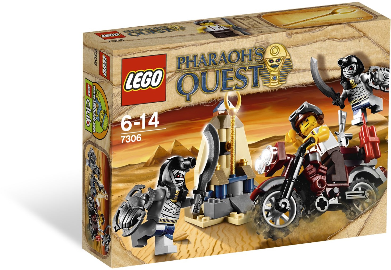 Lego Pharaoh's Quest 7306 - Golden Staff Guardians