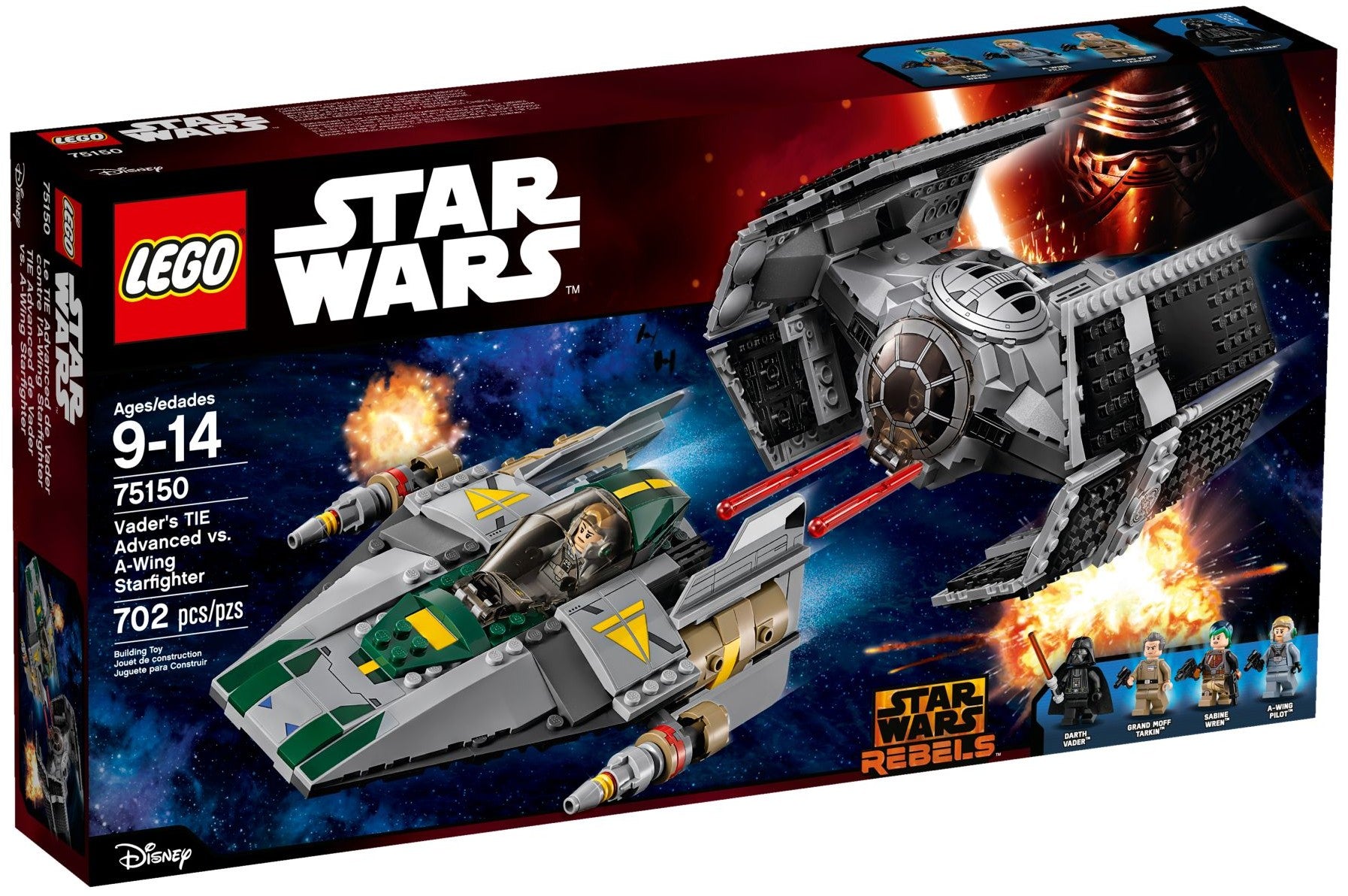 Lego Star Wars 75150 - Vader's TIE Advanced vs. A-wing