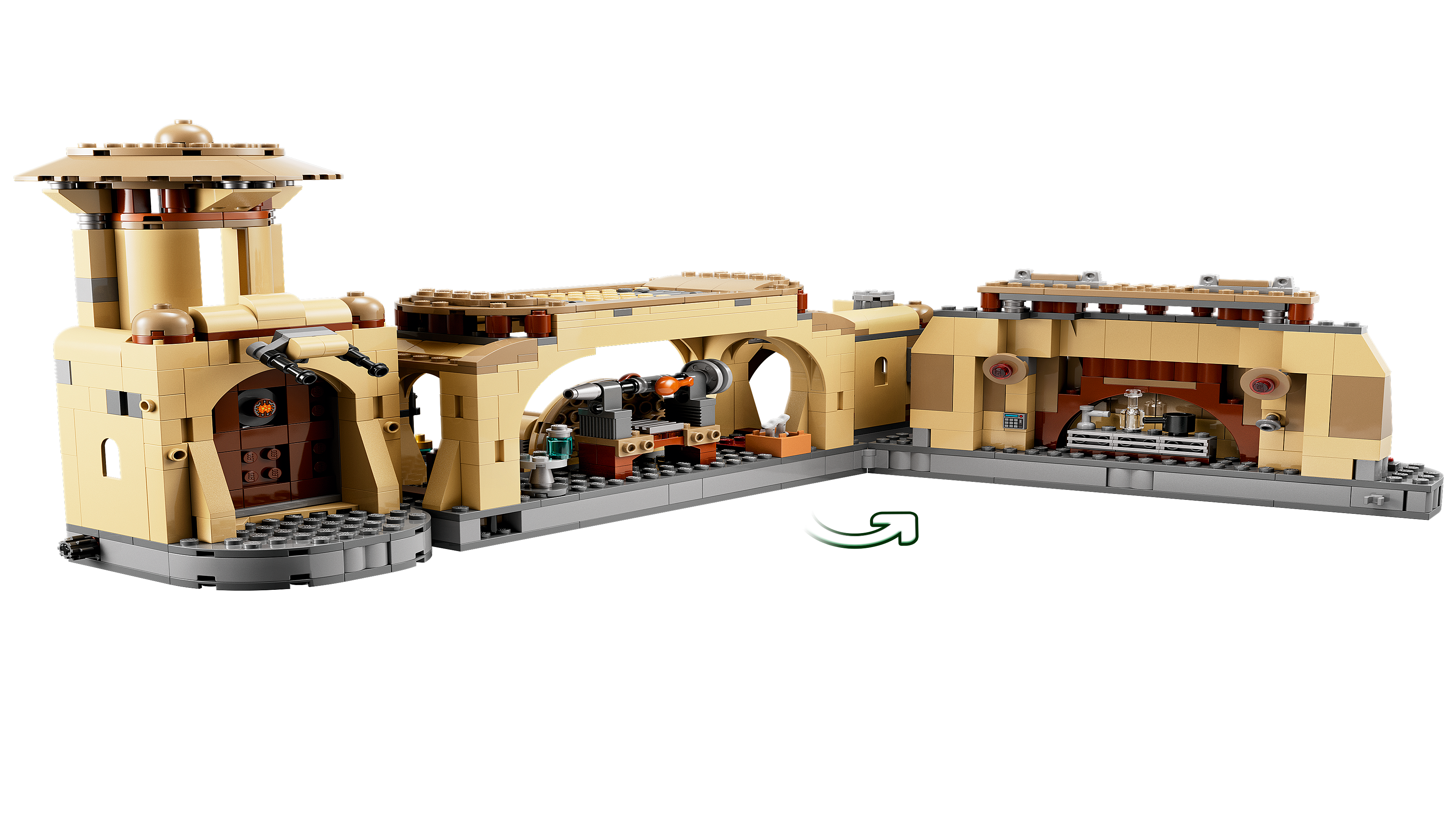 Lego Star Wars 75326 -  Boba Fett's Throne Room (UTEN FIGURER)