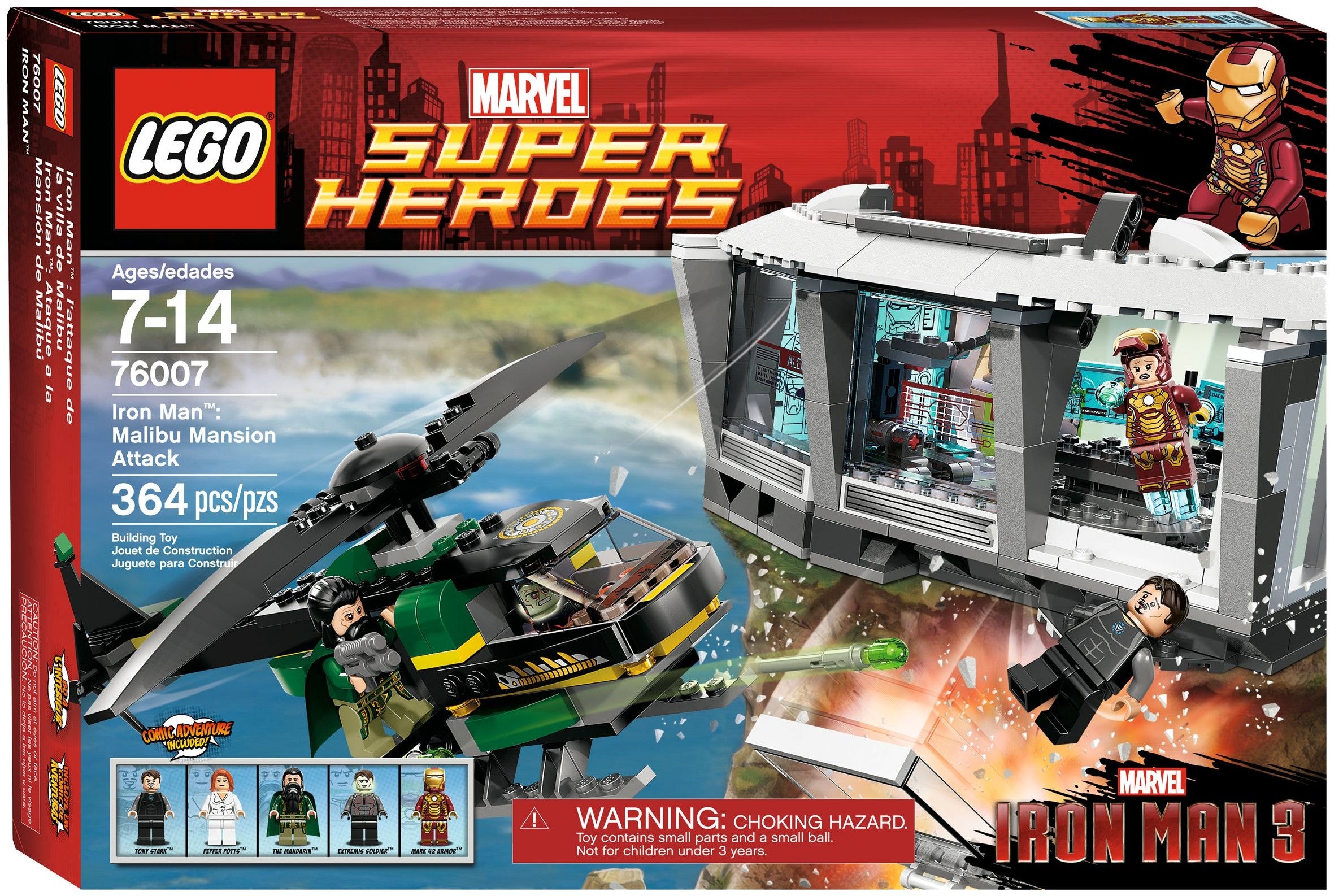 Lego Super Heroes 76007 - Iron Man: Malibu Mansion Attack