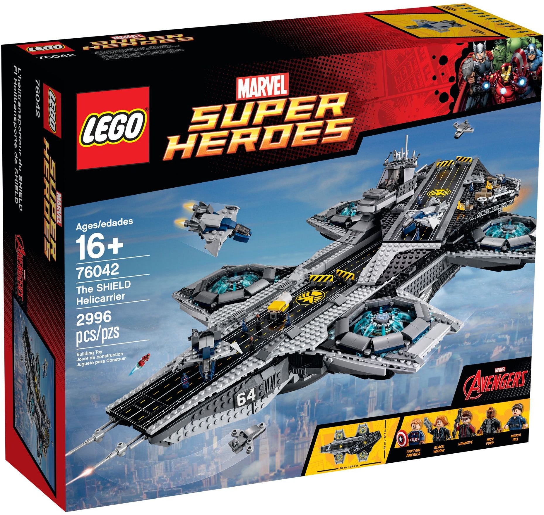 Lego Exclusive Super Heroes 76042 - The SHIELD Helicarrier