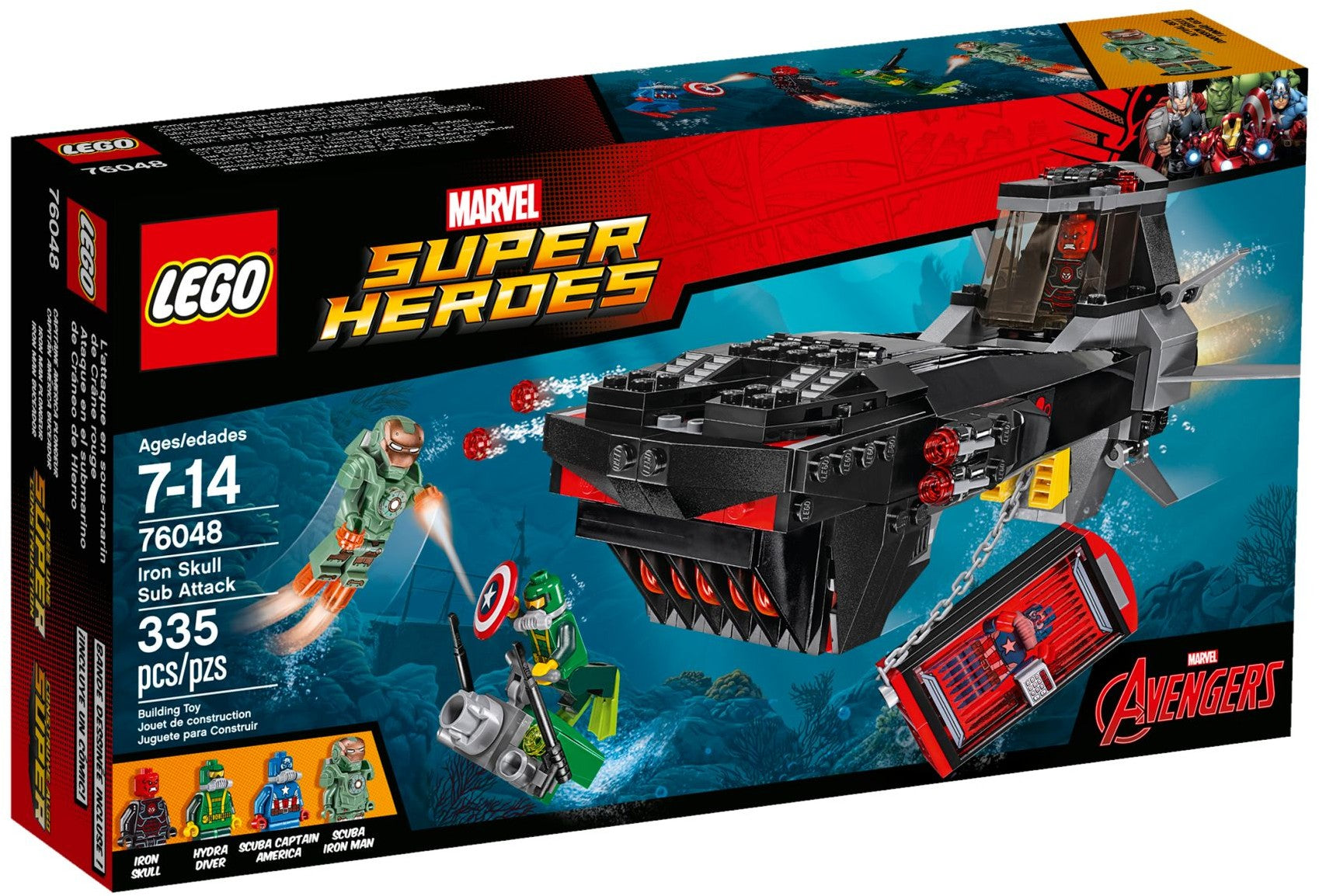 Lego Super Heroes 76048 - Iron Skull Sub Attack