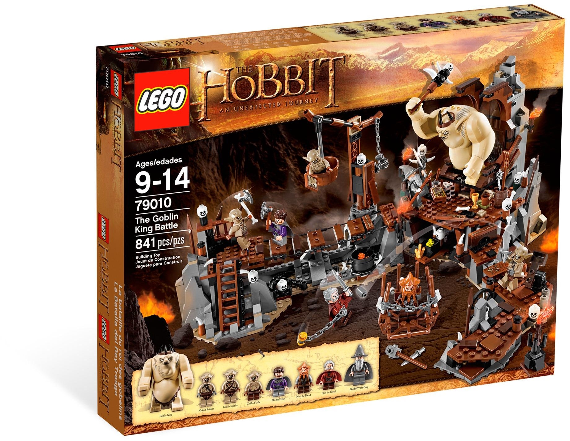 Lego Hobbit 79010 - The Goblin King Battle