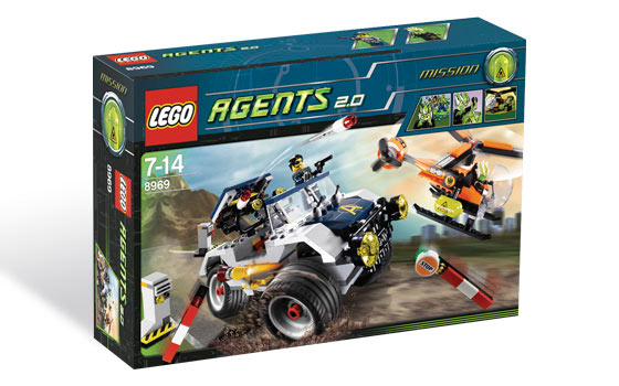 Lego Agents 8969 - 4-Wheeling Pursuit
