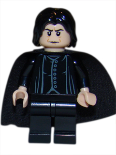 Professor Severus Snape, Light Nougat Head, Brown Facial Lines