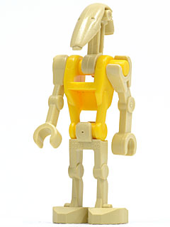 Battle Droid Commander with Yellow Torso