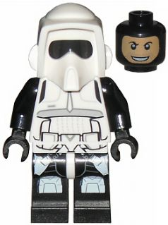 Imperial Scout Trooper - Printed Black Head and Legs