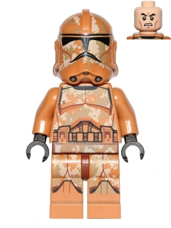 Clone Trooper (Phase 2) - Geonosis Camouflage, Scowl